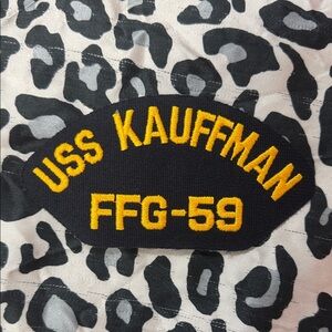 USS Kauffman FFG-59 embroidered naval Patch